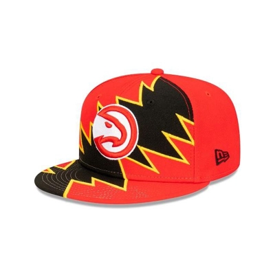 Sapca New Era Atlanta Hawks NBA Flash 9FIFTY Snapback - Rosii